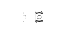 ART 613 Mounting Nut - Інтернет-магазин Dinmark