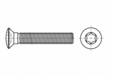 ISO 14584 A4 Болт с потайной головкой под torx