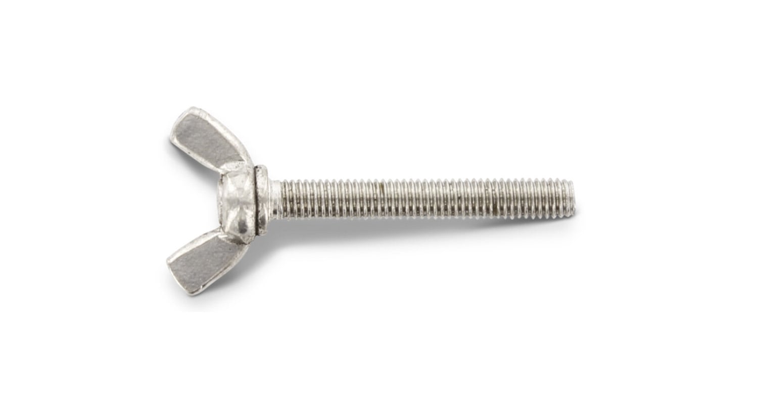 DIN 316 A2 Гвинт барашковий амер. форма  креслення