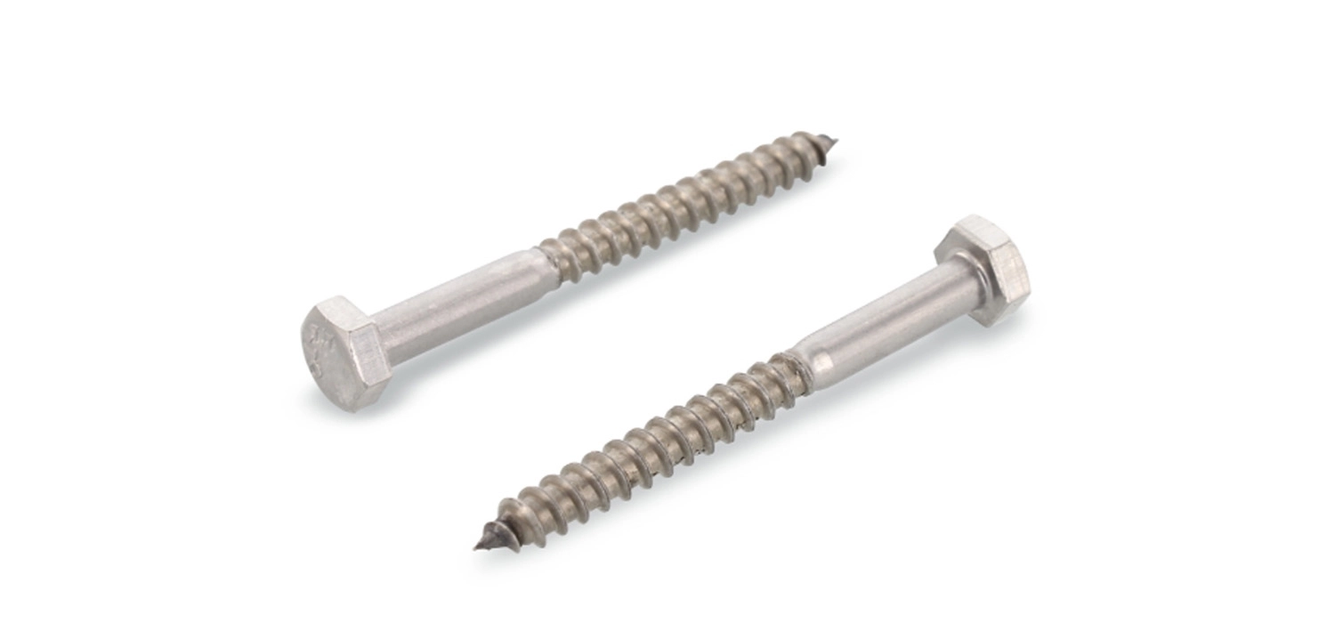 DIN 571 A4 Шуруп сантехнічний з шестигранною головкою