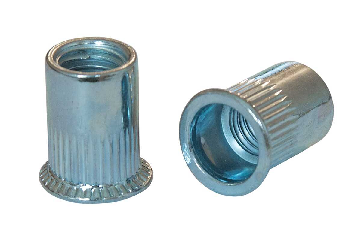 AN 318 zinc Rivet nut with concealed flange