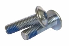 ISO 7380-2 10.9 zinc Bolt with semicircular head and nylon coating DIN 267-28 KLF - Інтернет-магазин Dinmark