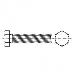 DIN 933 полиамид Болт с шестигранной головкой и полной резьбой - Dinmark