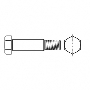 DIN 610 10,9 Болт призонний з шестигранною головкою - Dinmark