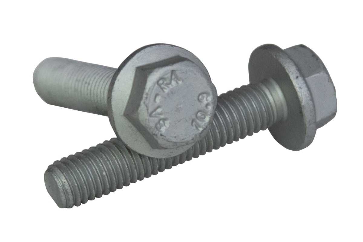 DIN 6921 10,9 zinc plated Bolt with hexagon head and flange