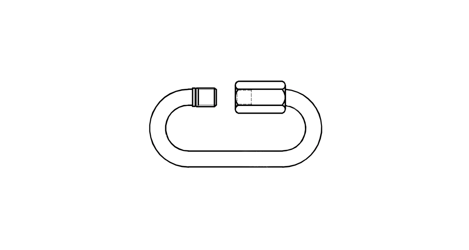 Karabiner ART 8253 M10 A4 креслення