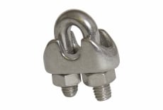 DIN 741 A4 Cable clamp with two nuts - Інтернет-магазин Dinmark