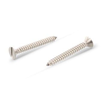 DIN 7972 A2 Self-tapping screw with countersunk head and straight slot