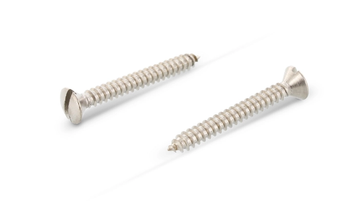 DIN 7973 A2 Self-tapping screw with semi-countersunk head and straight slot