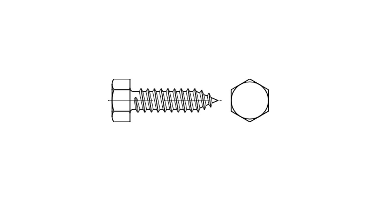 Selbstschneidend DIN 7976-C M4,2x16 A2 креслення