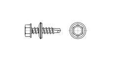 https://dinmark.com.ua/images/AN 211 Self-tapping screw with hexagon head and EPDM washer - Інтернет-магазин Dinmark