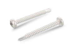 DIN 7504 M (N) A2 Self-tapping screw with semicircular head and drill PZ