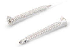 DIN 7504 O A2 Self-tapping screw with countersunk head and drill bit PZ