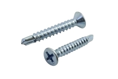 DIN 7504 O zinc Self-tapping screw with countersunk head and drill PH