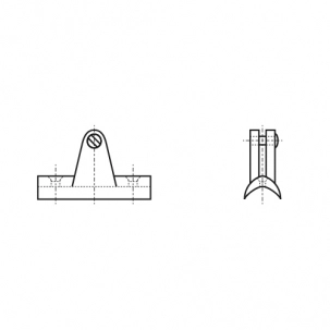 ART 8272 A4 Кронштейн креслення