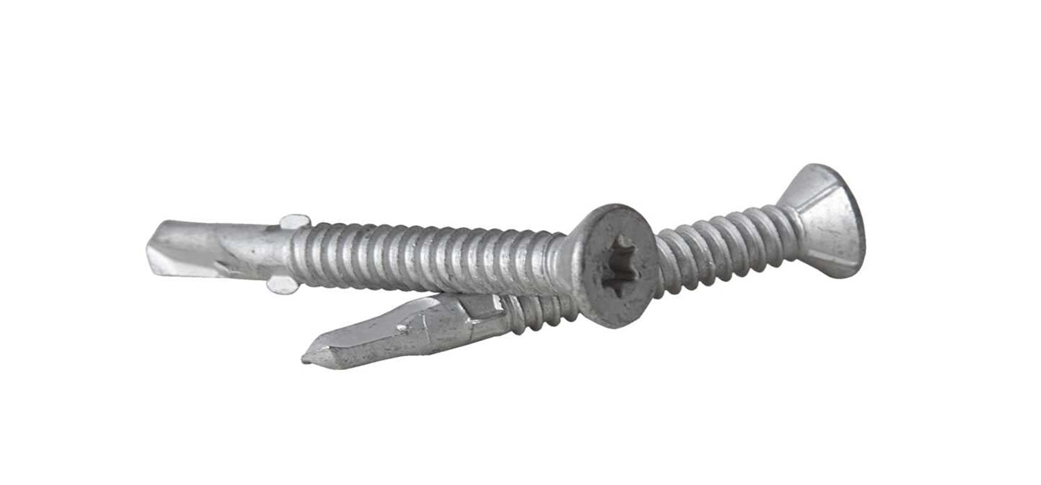 DIN 7504-P Zinktaschentuch Blechschraube mit Senkkopf und Bohrer und kleiner Torxsteigung