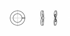 DIN 128-B locking spring Washer - Інтернет-магазин Dinmark