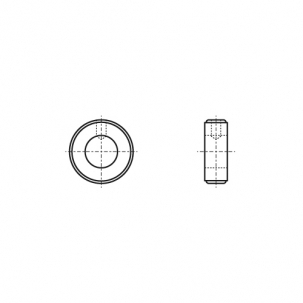 Ring DIN 705-A M9 Zink креслення