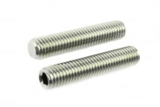 Schrauben DIN 916 M6x35 45H Zink