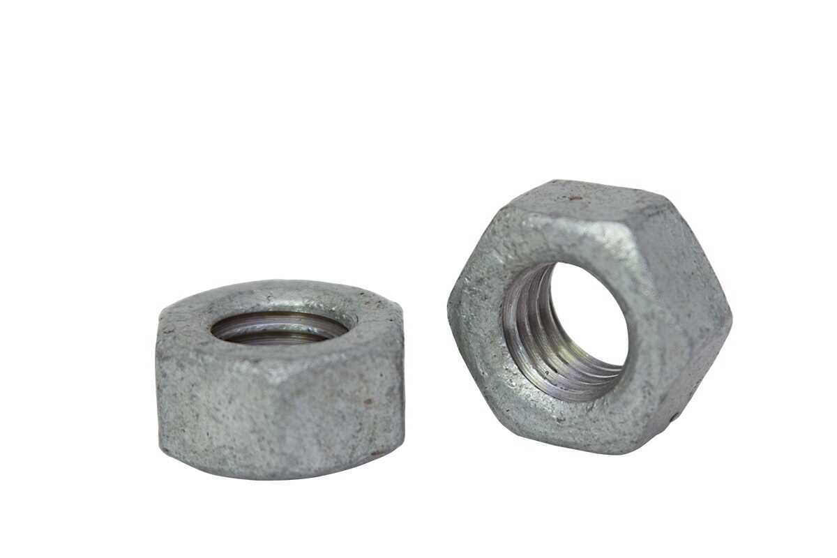 Nuss DIN 934 M36 12 Zink Zinkschal