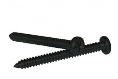 DIN 7981-C Zinktaschentuch schwarz Blechschraube mit Halbrundkopf PH