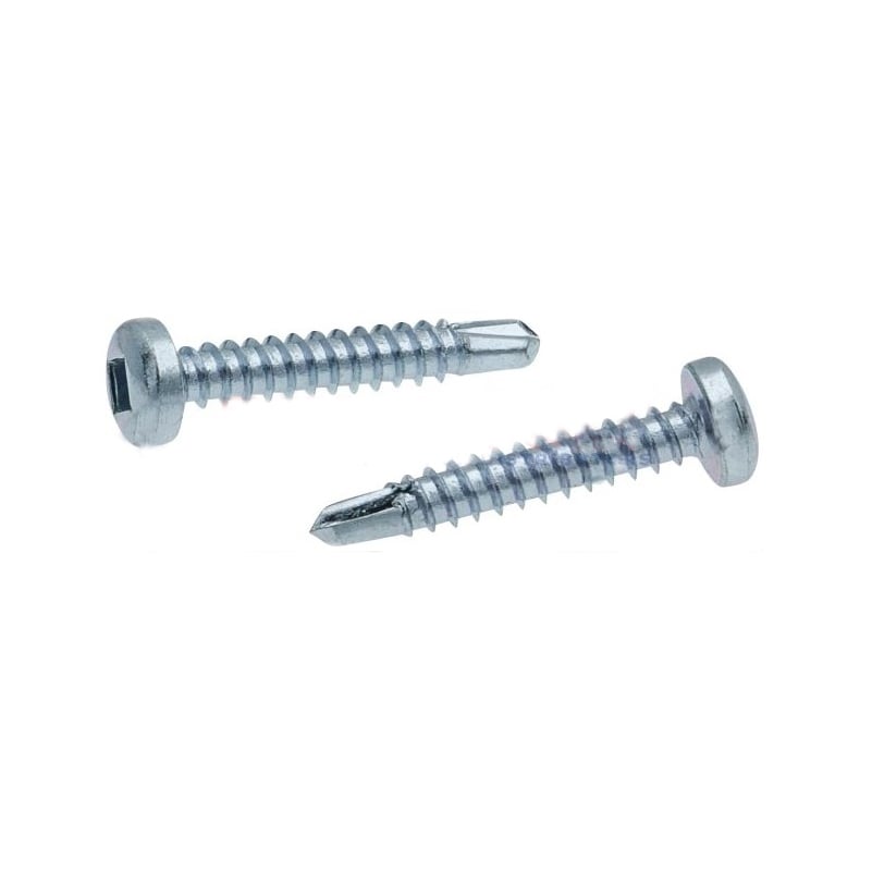 DIN 7504 M (N) zinc Self-tapping screw with semicircular head and drill SQ