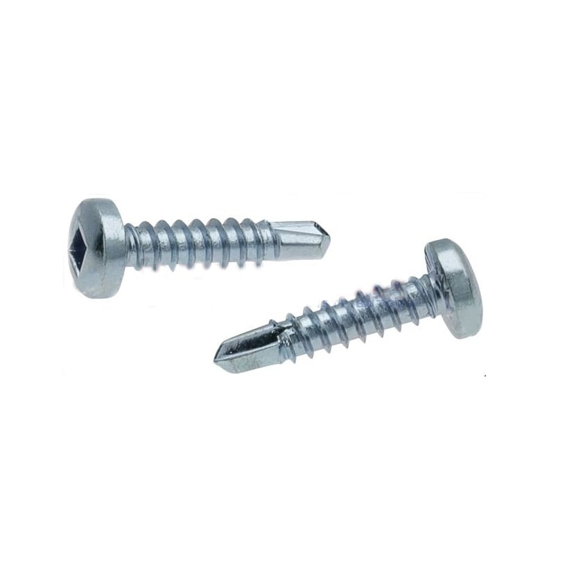 DIN 7504 M (N) zinc Self-tapping screw with semicircular gear head and drill bit SQ