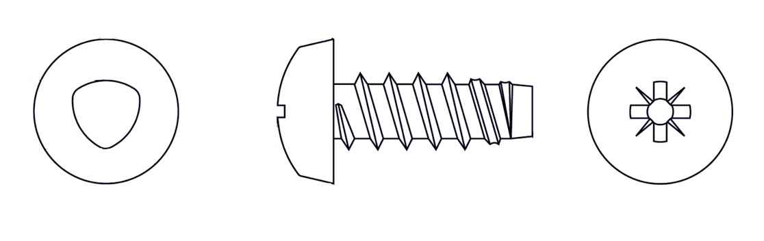 Schraube ART 7533 d3,5x8 Zink PZ2 креслення
