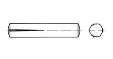 DIN 1472 Taper pin with notch - Інтернет-магазин Dinmark