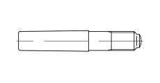 DIN 7977 Conical pin with thread and pin - Інтернет-магазин Dinmark