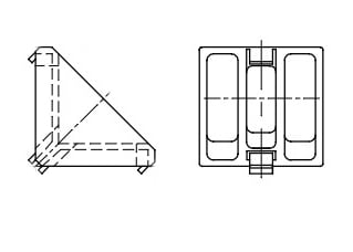 Stecker AN 172 40x40x40 креслення