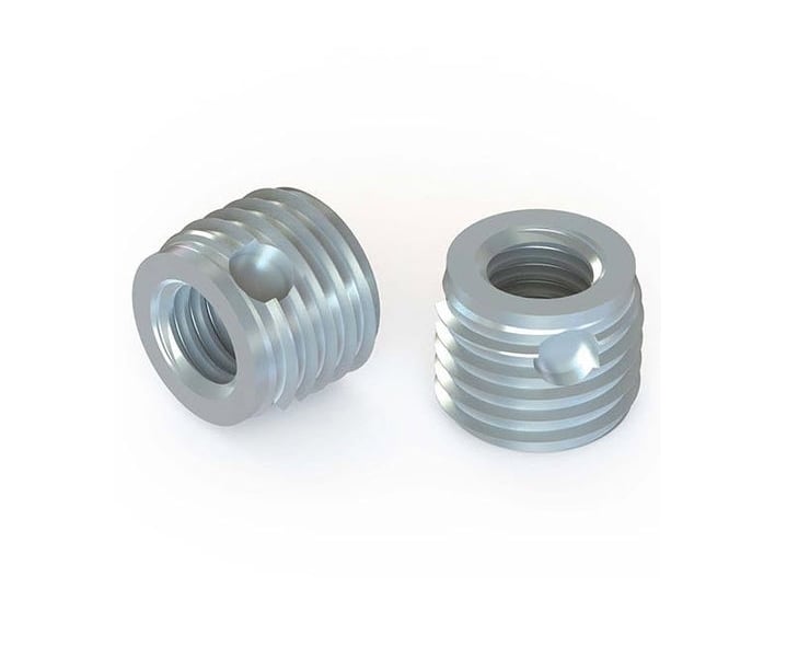Self-tapping insert with holes  M10×10  zinc plated  AN 337