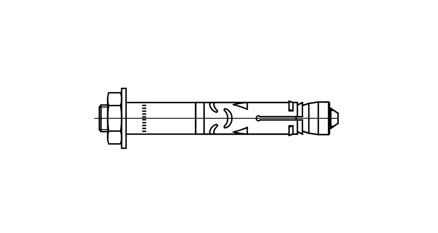 ВисAugeефективниUnd Anker FHII 12/10 B FISCHER креслення