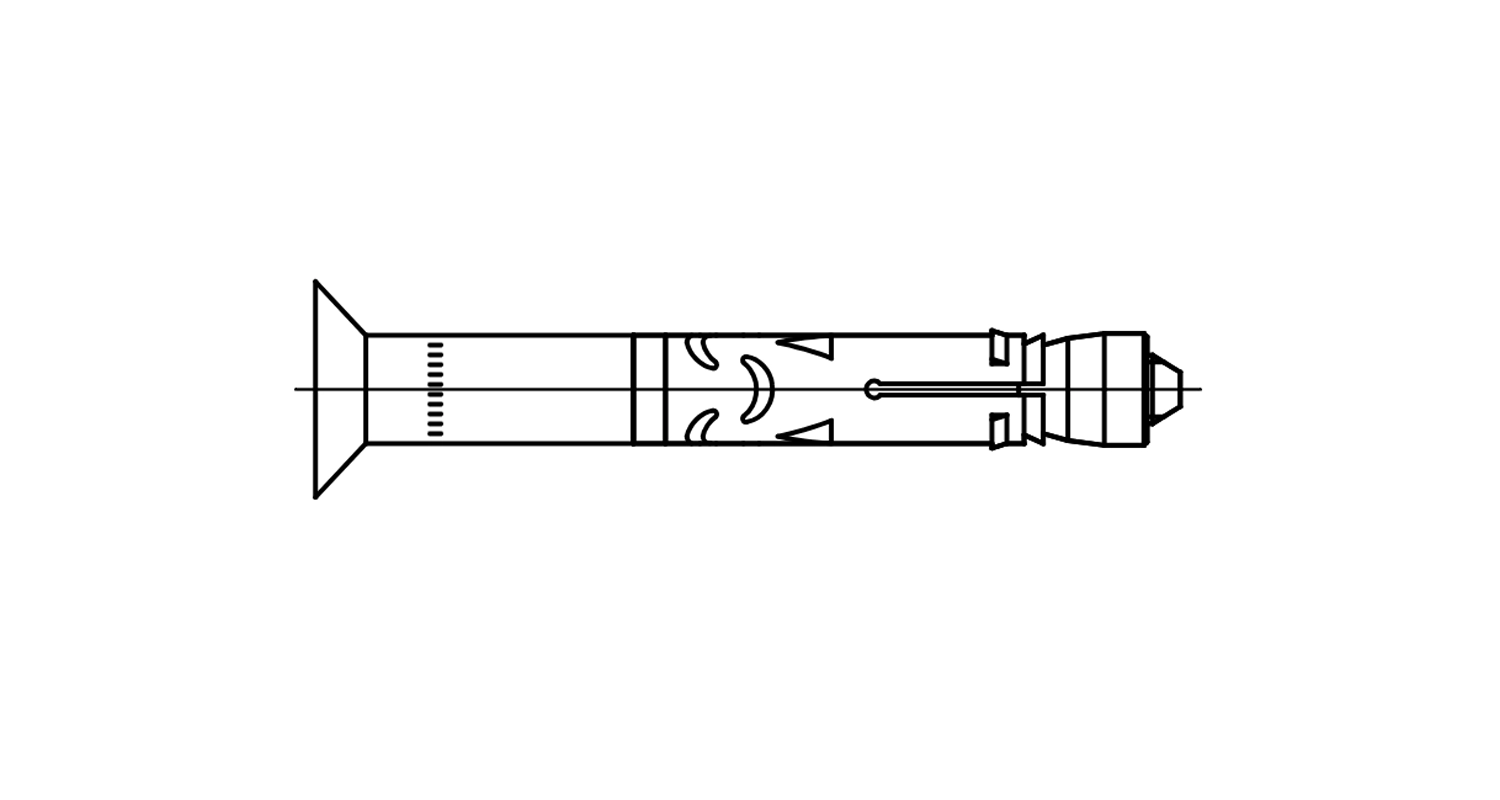 ВисAugeефективниUnd Anker FHII 10 / 15SK Zink FISCHER креслення