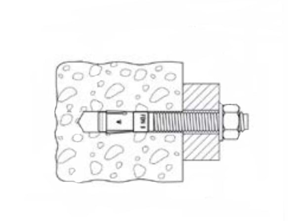 Anchor bolt FBN II K A4 FISCHER Dinmark