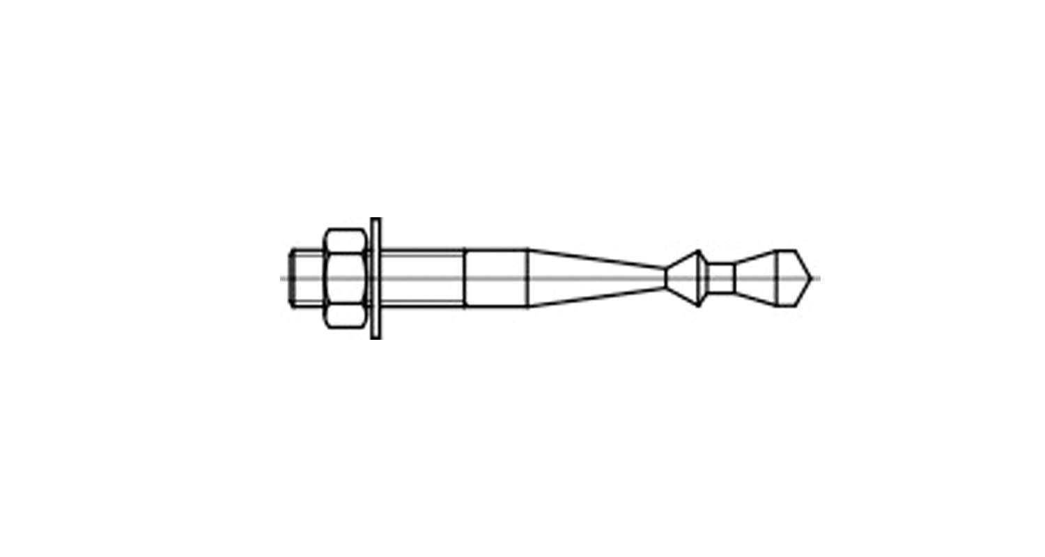 AnkerAn Stecknadel Highbond FHB II-A S M12 x75/100 A4 FISCHER креслення
