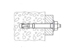 Spitze Anker FNAII M 6x30 M6 / 5 FISCHER креслення