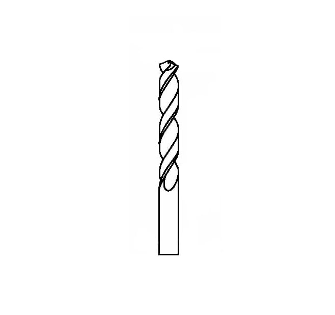 HSS-G Bohrer 7.4 mm BOSCH креслення