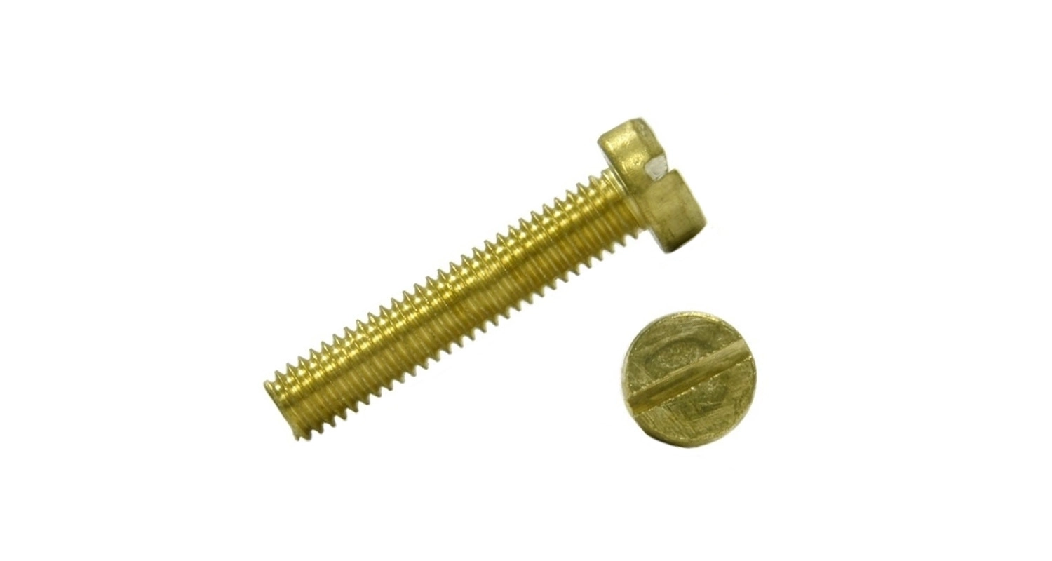 Screw DIN 84 M6x30 4,8 zinc yellow