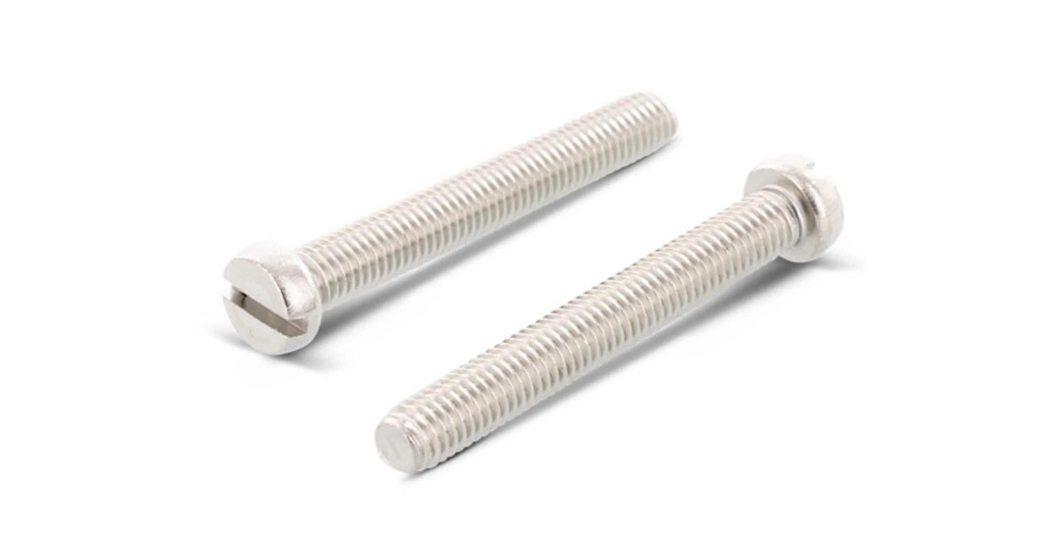 DIN 84 A1 Screw with semicircular head and straight slot