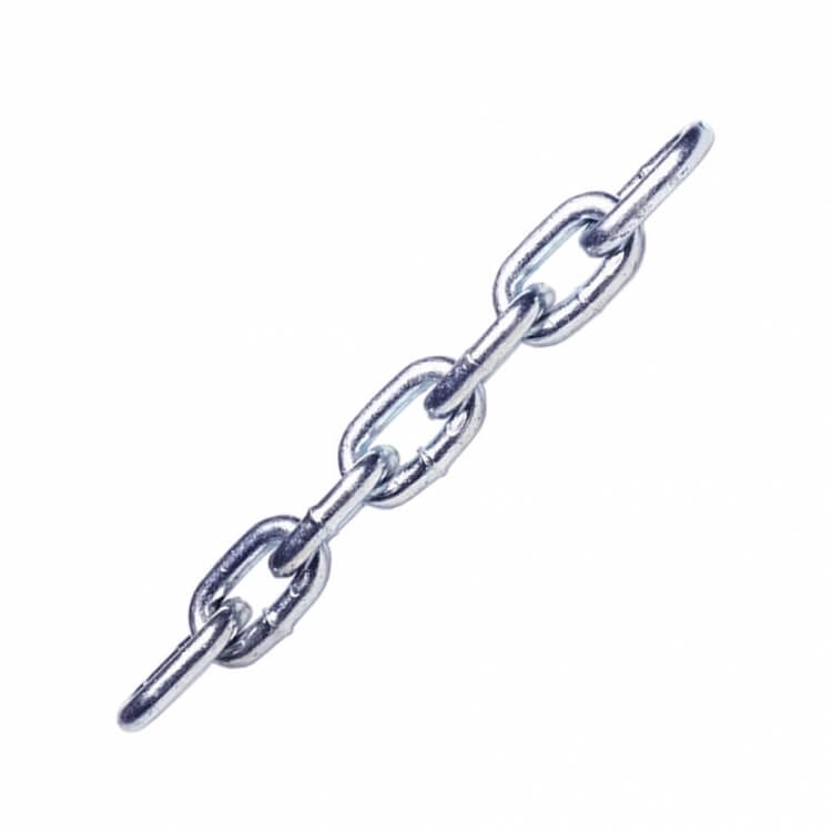 Chain DIN 5685 A M4 zinc