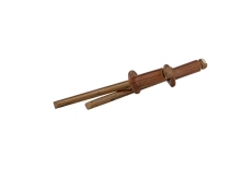 DIN 7337 Cu/Br extraction Rivet with a flat shoulder