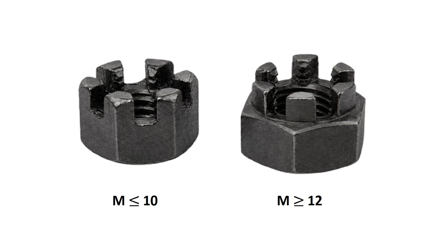 DIN 935 10 Crown nut