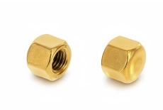 DIN 917 Messing Hutmutter