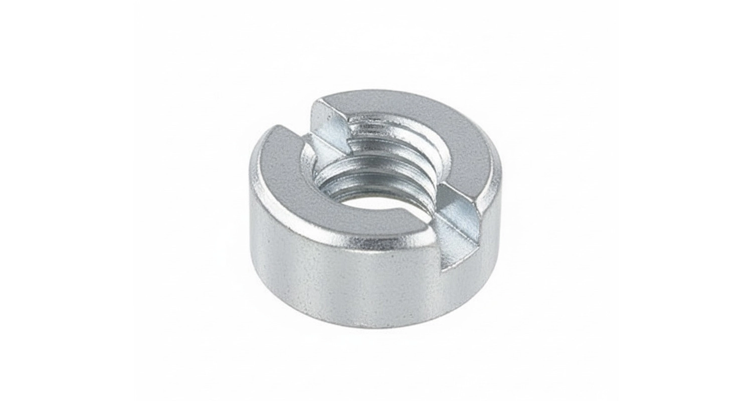 DIN 546 цинк Гайка кругла шліцева