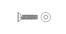 https://dinmark.com.ua/images/ISO 14586-F self-tapping Screw with countersunk head for torx - Інтернет-магазин Dinmark