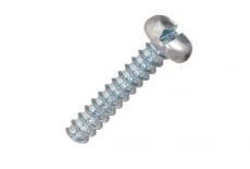 DIN 7971-F zinc Self-tapping screw with semicircular head and straight slot - Інтернет-магазин Dinmark