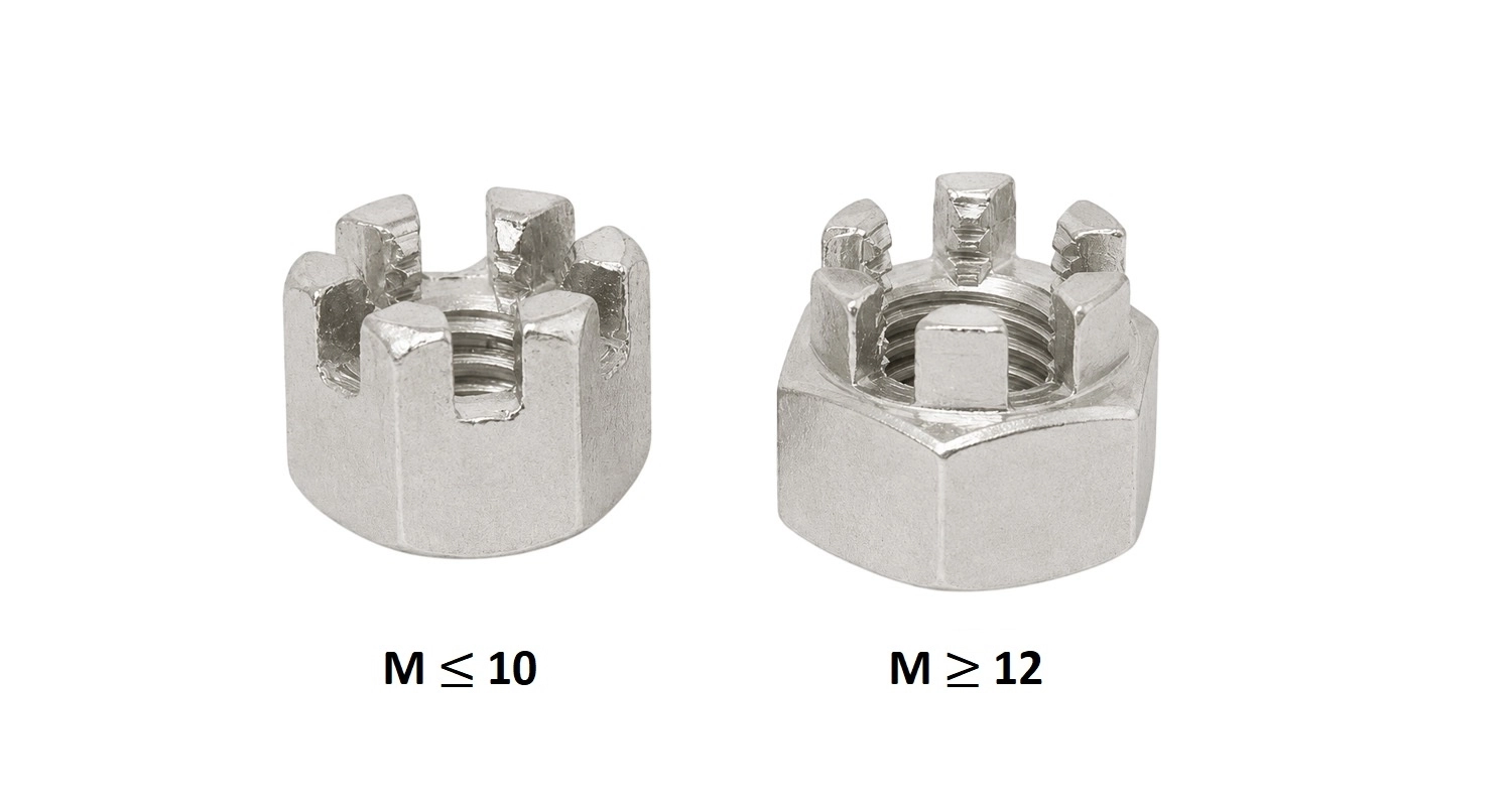 DIN 935 A2 Crown nut