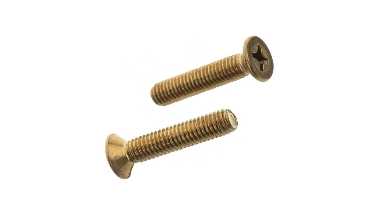 Винт DIN 965 М5х30 латунь