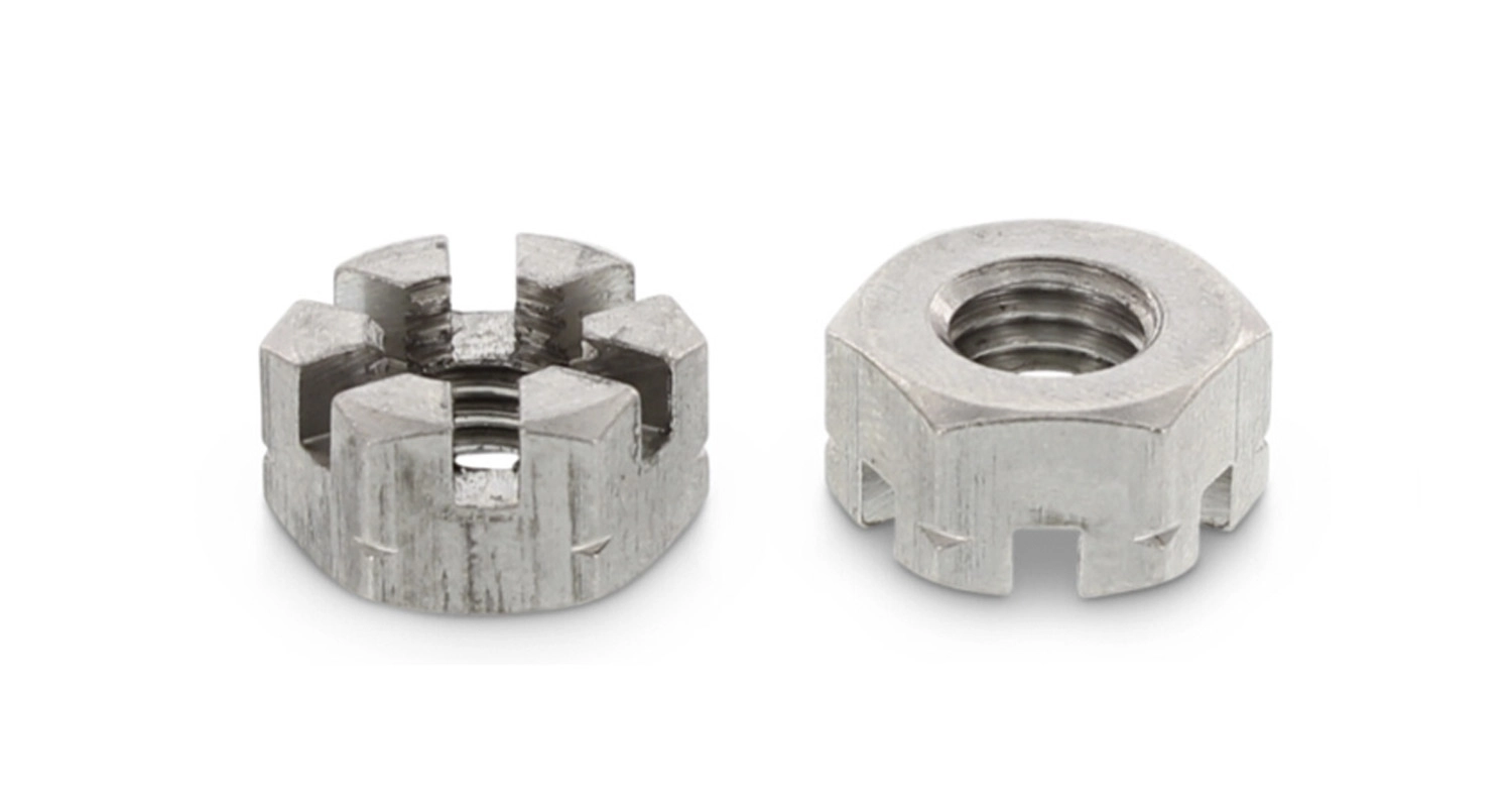 DIN 937 A2 Low steel crown nut